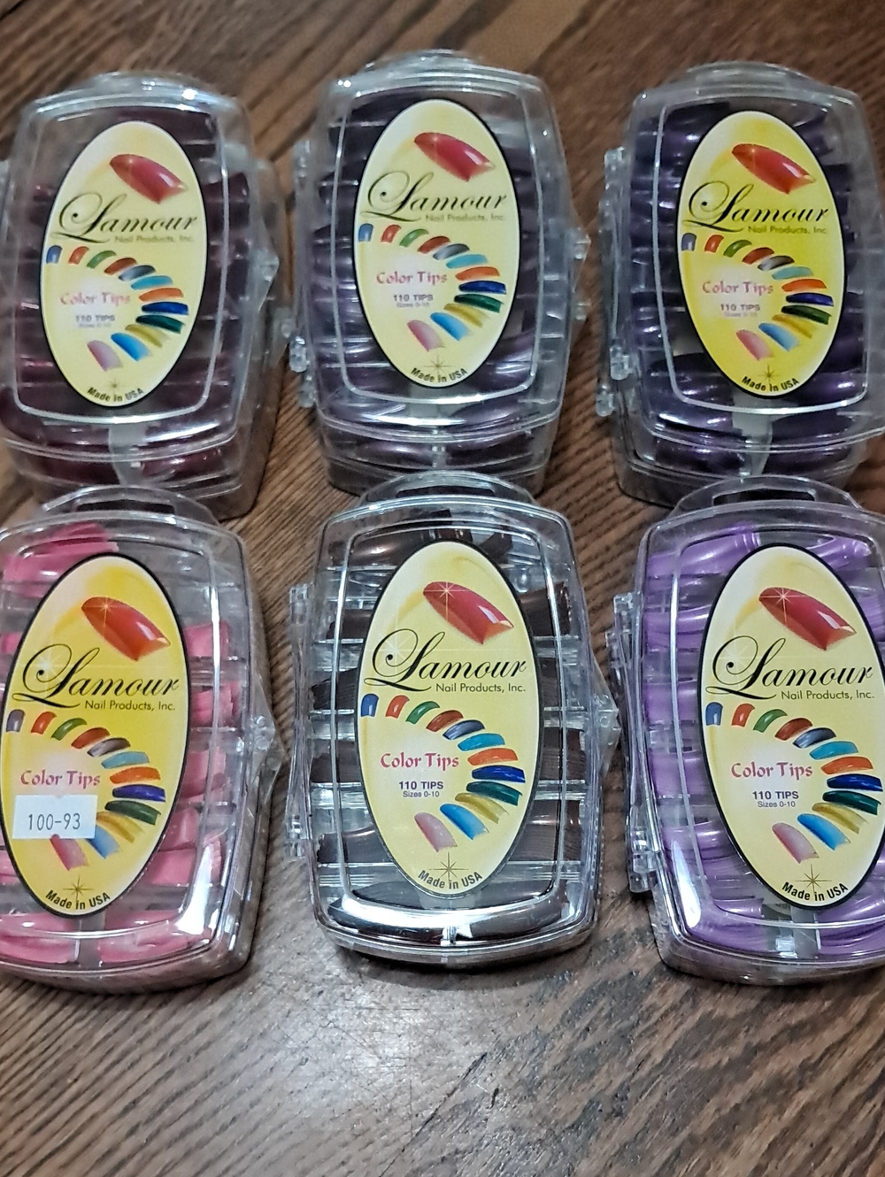 12 Packs Of Lamour Color Tips